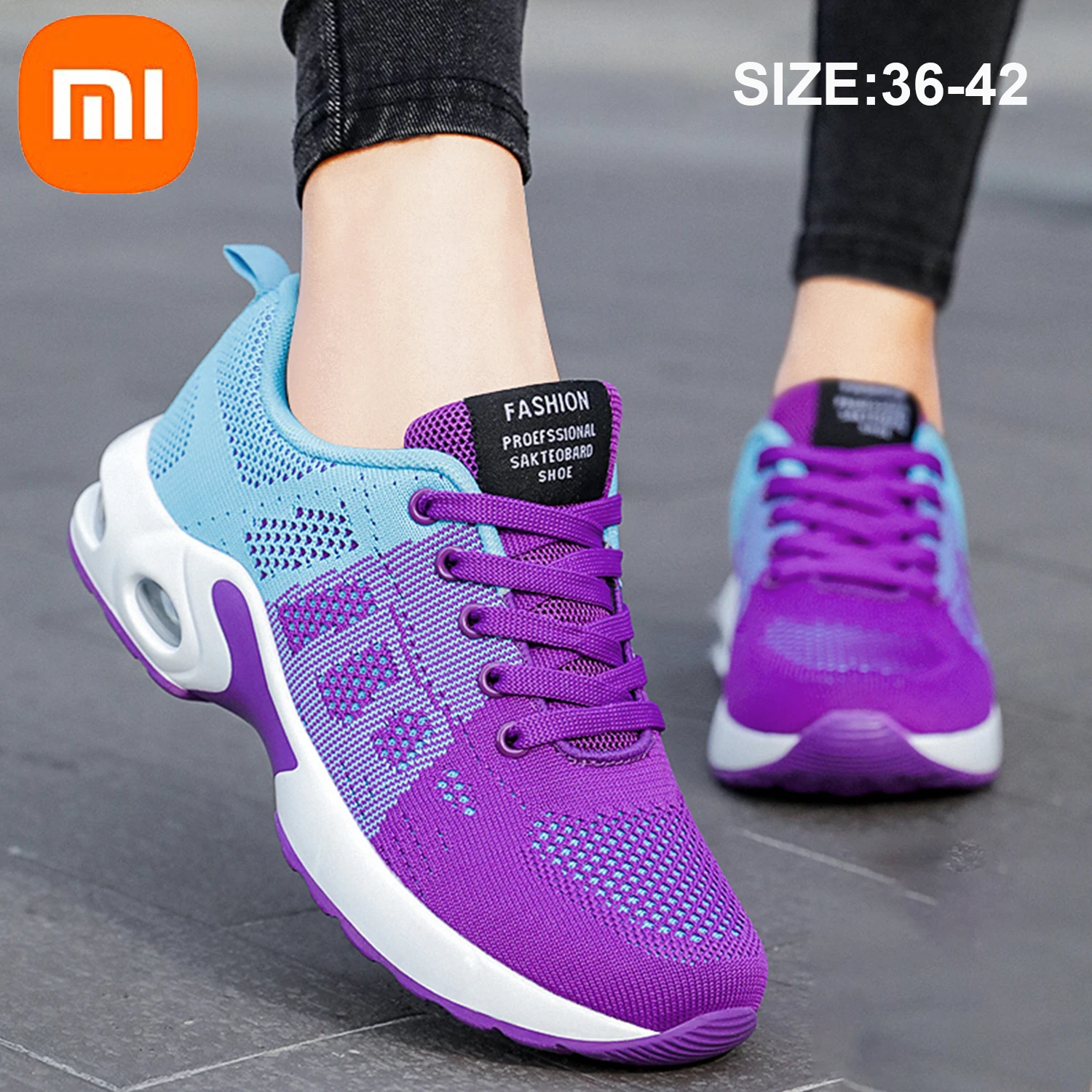 Женские дышащие кроссовки Xiaomi Mijia повседневная обувь для бега легкие спортивные