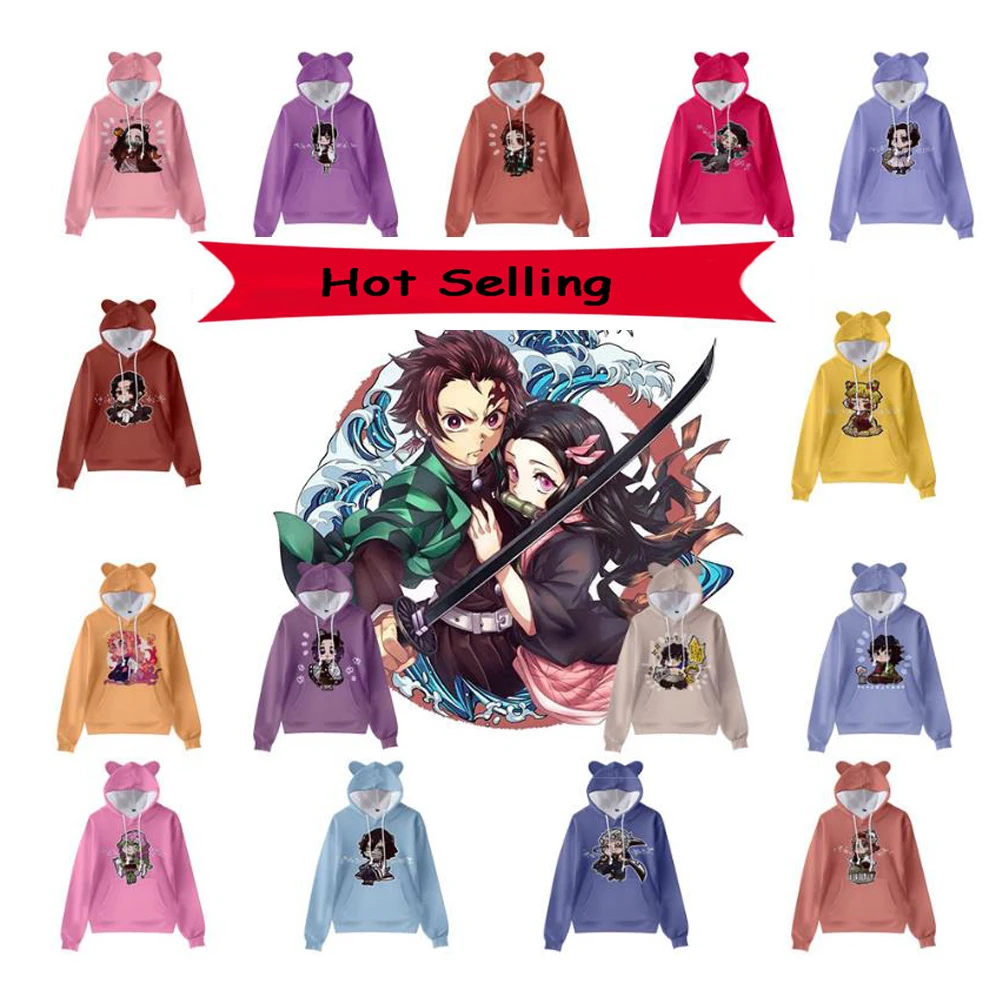 Модная толстовка с капюшоном 3D принтом комиксов рассекающий демонов для