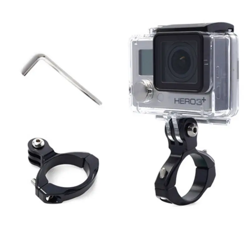 Алюминиевый велосипед руль мотоцикла бар крепление Адаптер для GoPro Hero 1 2 3 3