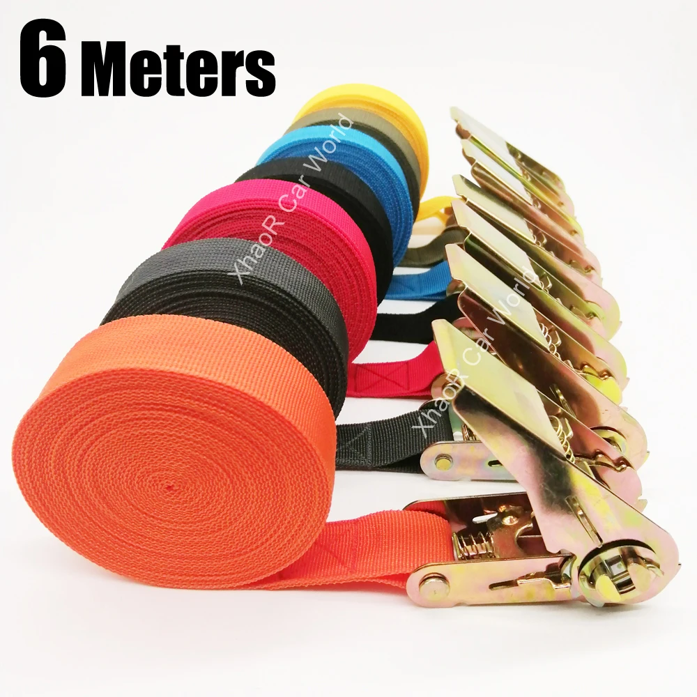 Натяжные ремни для автомобиля мотоцикла велосипеда регулируемые с храповым