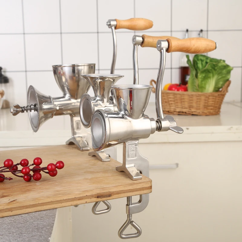 

Hand-operated 304 Stainless Steel Grinder Household Manual Coffee Whole Grain Cereal Grind Mill Pepper Powder Grinding Machine