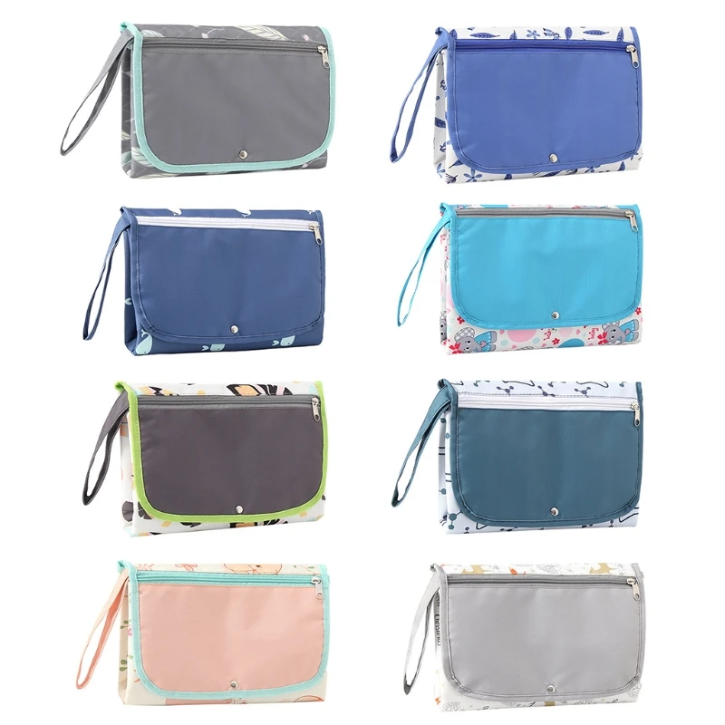 

Portable Baby Changing Mat Infant Multifunction Diaper Changing Pad Storage Bag J2HD