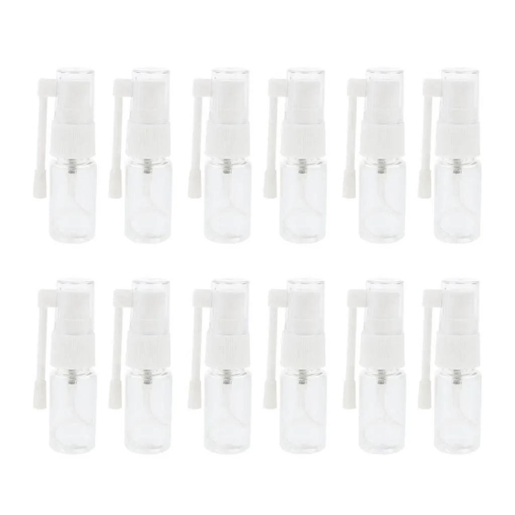 12 штук пустые носовые Заправляемый спрей бутылка Уход за полостью рта туман