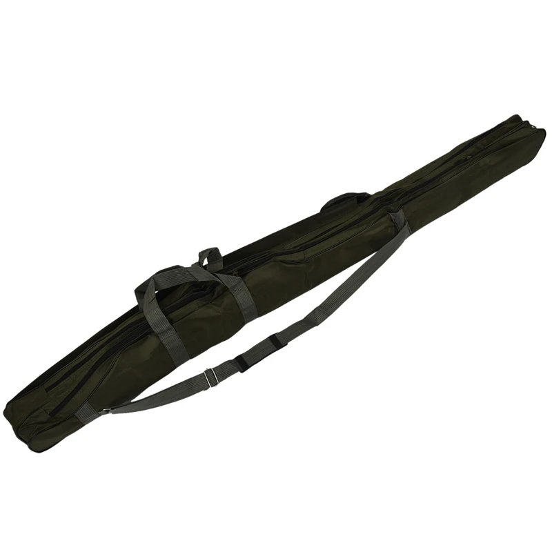 

LEO Portable Fishing Bags Folding Fishing Rod Carrier Canvas Fishing Pole Tools Storage Bag Case Fishing Gear Tackle 150cm