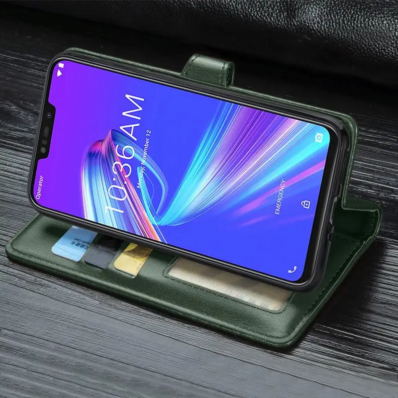 Роскошный кожаный флип-чехол-бумажник для ASUS ZB602KL ZA550KL ZS660KL ROG PHONE2 ZenFone MAX PRO(M2) ZB631KL ZB633KL чехол для телефона Capa
