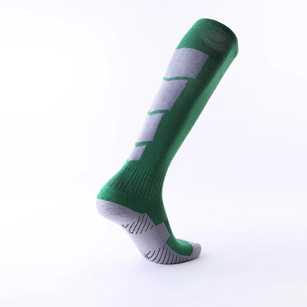 

Anti-skid Over The Knee Football Socks Thick Towel Bottom Stockings Sweat-absorbent Wear Sports Socks