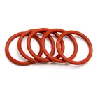 Красное уплотнительное кольцо из пищевого силикона, уплотнительное кольцо, внешний диаметр 5-80 мм, диаметр провода 1,5 мм