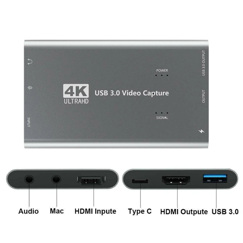 4K 1080P HDMI к USB 3 0 карта видеозахвата для прямой трансляции|DVR-карты| |