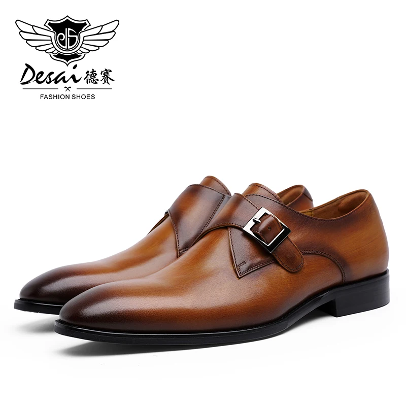 Мужские Формальные туфли из натуральной кожи Desai модельные классические