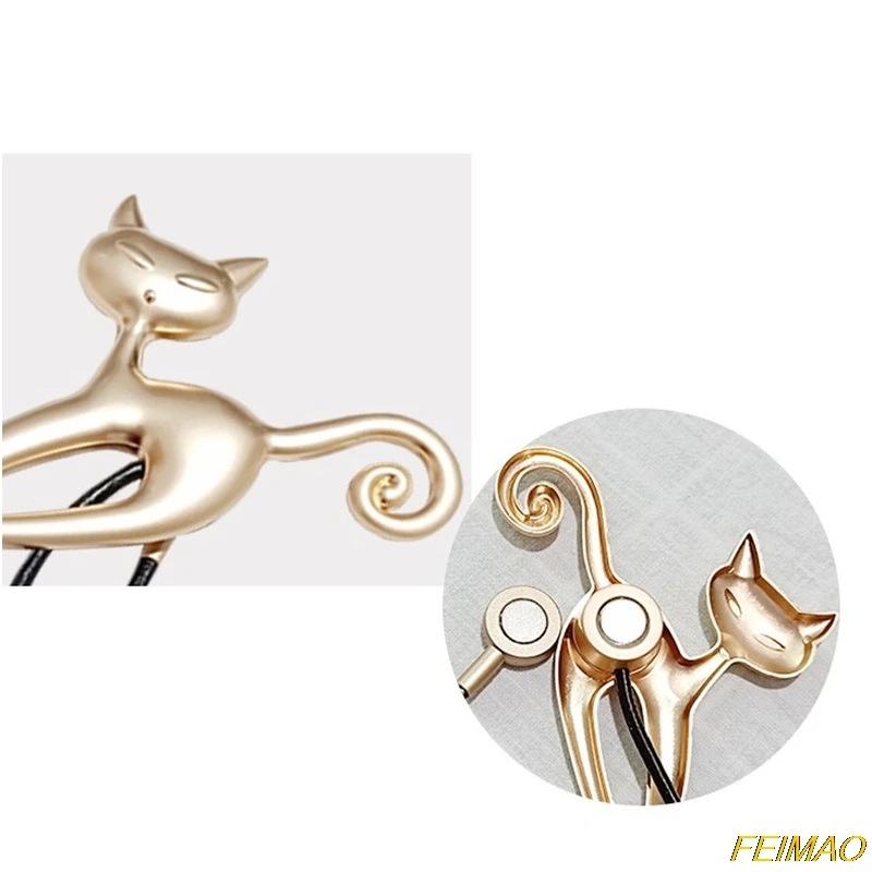 

Cat Shape Strong Curtain Tiebacks Alloy Hanging Belts Ropes Curtain Holdback