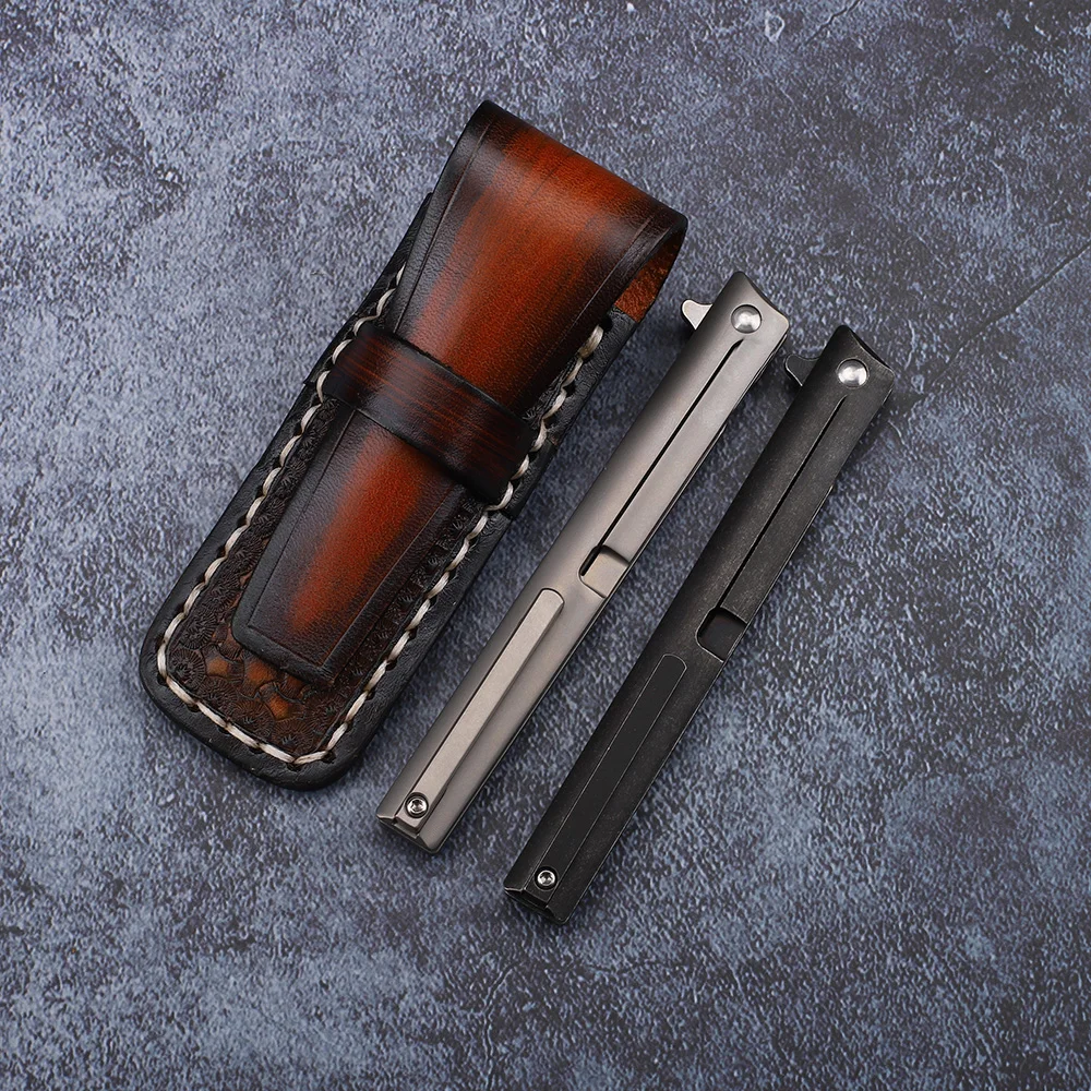 Складная ручка lPen M390 из титанового сплава TC4 для самообороны высокопрочная нож