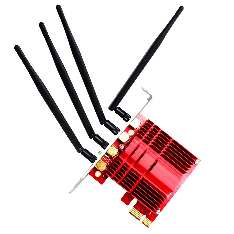 AC1900 беспроводной PCI E сети карты двойной диапазон WiFi адаптер для настольного ПК HSJ