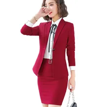 Fashion Women Long Sleeved Jacket Dress Slim Skirt Suits Two Pieces Together Large Office Lady Working Clothes Maternity