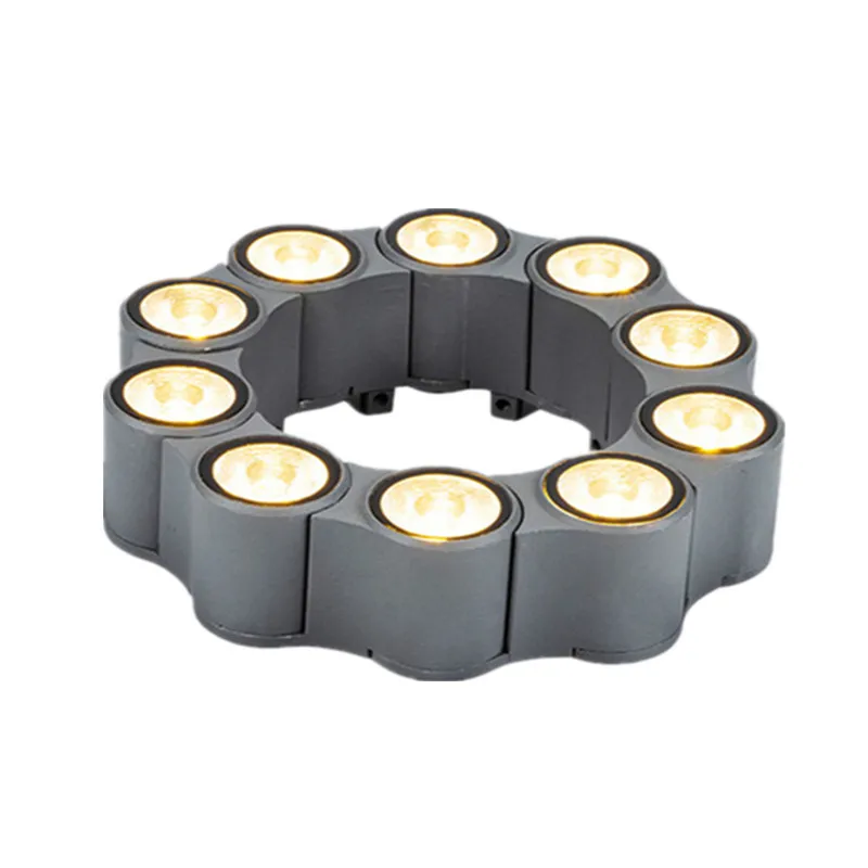 Светодиодный светильник для садового ландшафта гофрированная лампа с