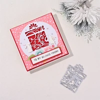 inlovearts christmas gift metal cutting die for diy photo album scrapbook greeting card making stencil leaves candy box 2021 new