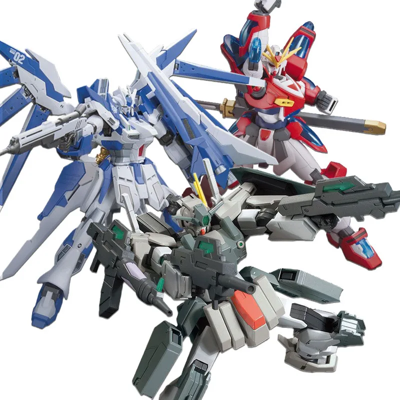 Bandai оригинальный Gundam Модель HGBF истребитель удары горящее пламя Феникс летающее
