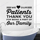 Мы любим наших пациентов декоративные наклейки на стены Наклейки на стены для декора дома гостиная алюминиевой фольги наклейки кухня yw-738