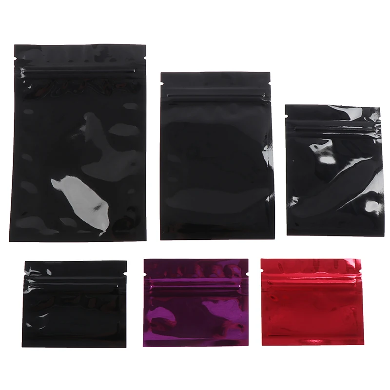100 шт./лот МАТОВАЯ Алюминиевая фольга стоит Вверх Мешок Ziplock металлический