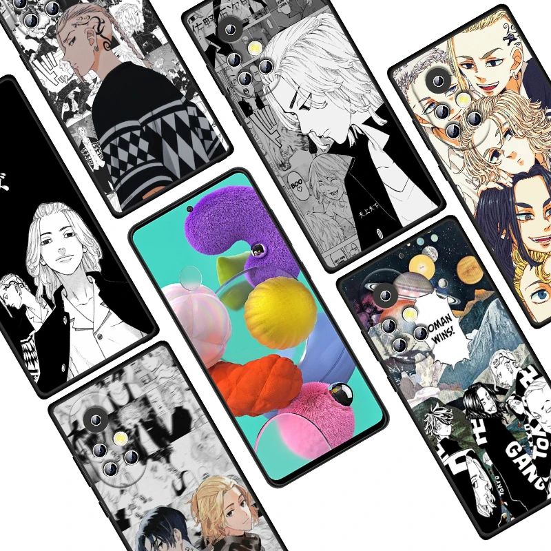 

Anime Tokyo Revengers For Huawei Nova 9 8 7 6 SE 7i 5T 5i 5Z 5 4E 4 3i 3 E 2i 2 Lite Pro 2017 Black Phone Case Funda Capa