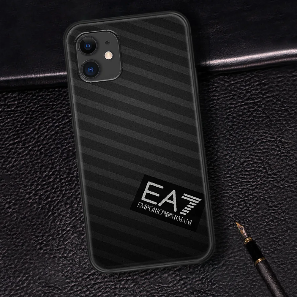 

Giorgioe Italy Luxury Brand Phone Case For Iphone 5 5S SE 2020 6 6S 7 8 Plus 11 12 Mini X XS XR Pro Max black Bumper Tpu Hoesjes