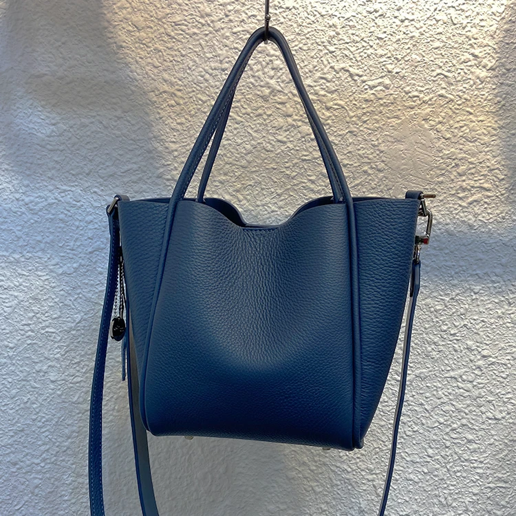 

China Manufacturer Fashion Leather Shoulder Bags For Women Tote Bucket Bag