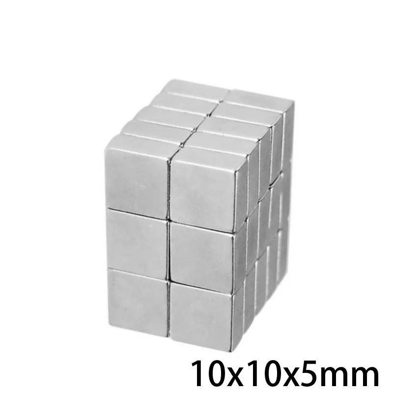 10/20/30/50/100 шт. 10x10x5 мм редкоземельный неодимовый магнит 10*10*5 мощные магнитные