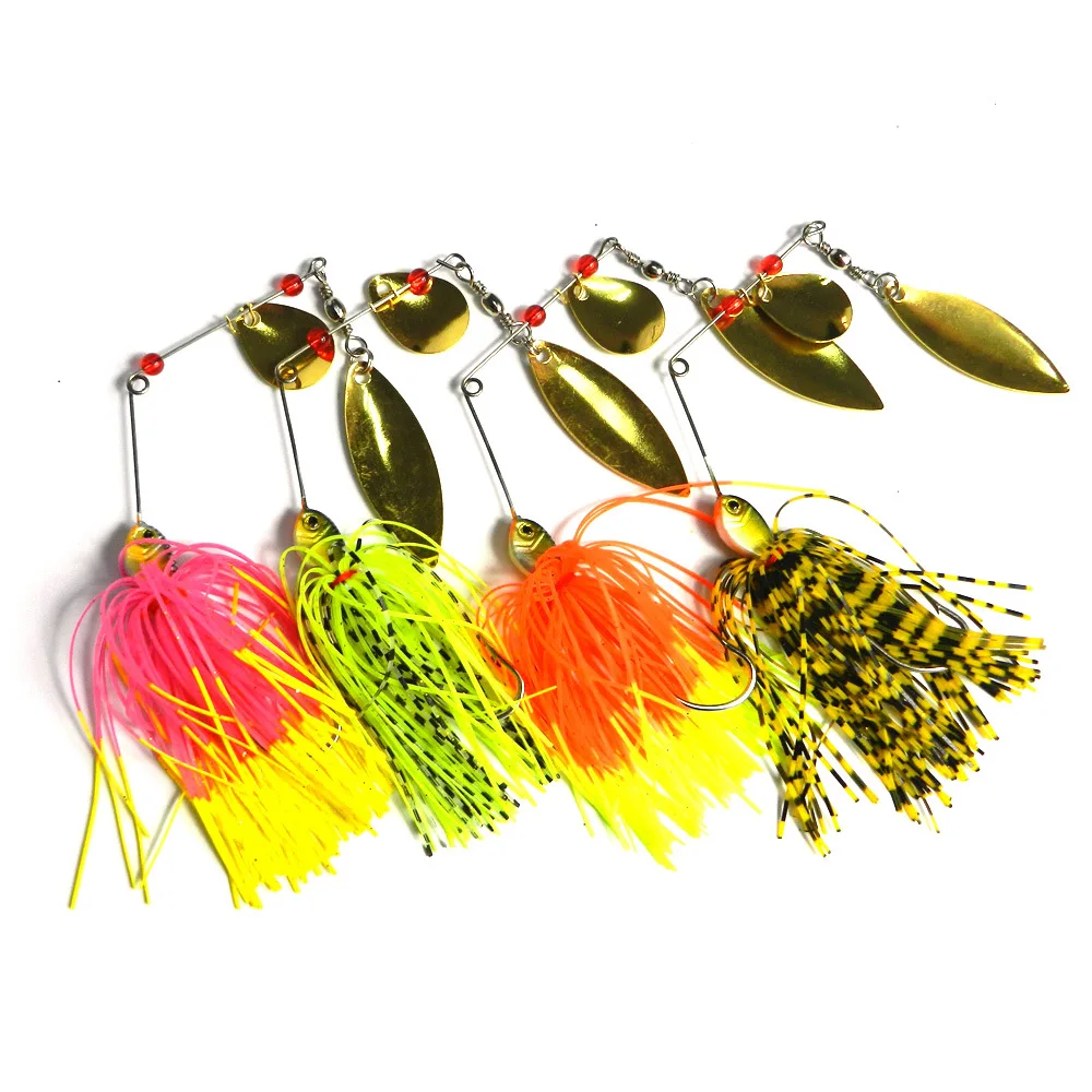 

1Pcs 14.8G Metal Bait Spinnerbait Jig Spinner Spoon Bass Baits Sequin Fishing Lure Tackle Lures Pike Wobbler Carp Fishing Hook