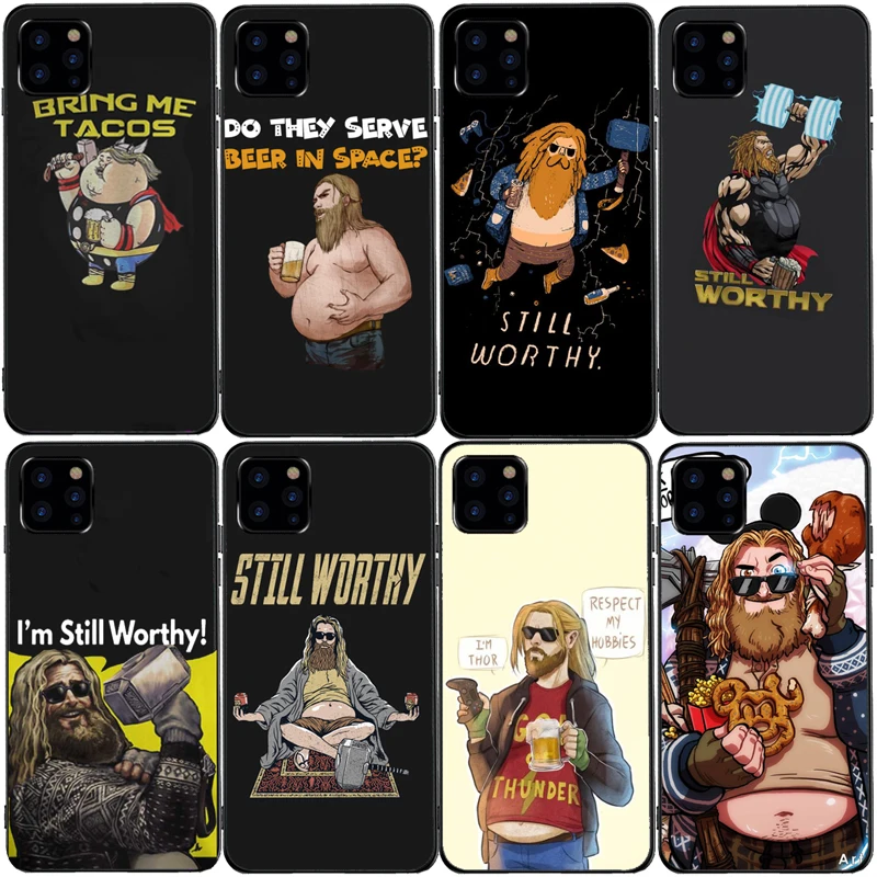 Вам не нужен чехол для телефона Abs To Be Worthy Fat Thor iphone 11 11Pro 6s 7 7plus 8 8plus XR XS XSMAX Marvel Avengers