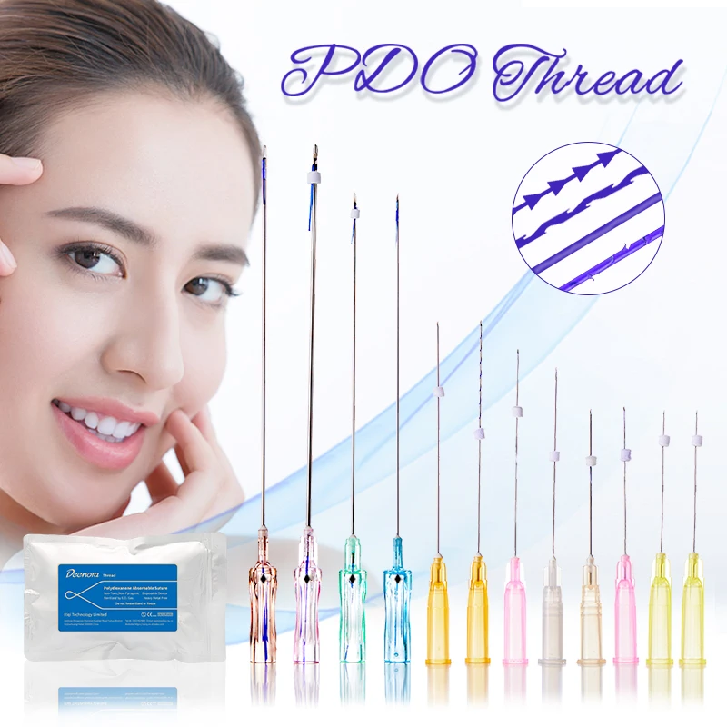 

20pcs/bag Deenora Plla faciales lifting Mono Hilos Tensore Korea Nose Facial Tornado Cog 6d 4d 3d Face Lift Plla Thread