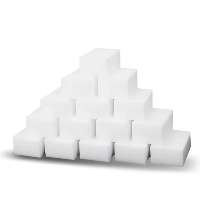 10Pcs 10 шт./лот 100*60*20 мм новая меламиновая губка Ластик Меламиновый очиститель экологически чистый белый кухонный волшебный ластик - Цвет: 10Pcs