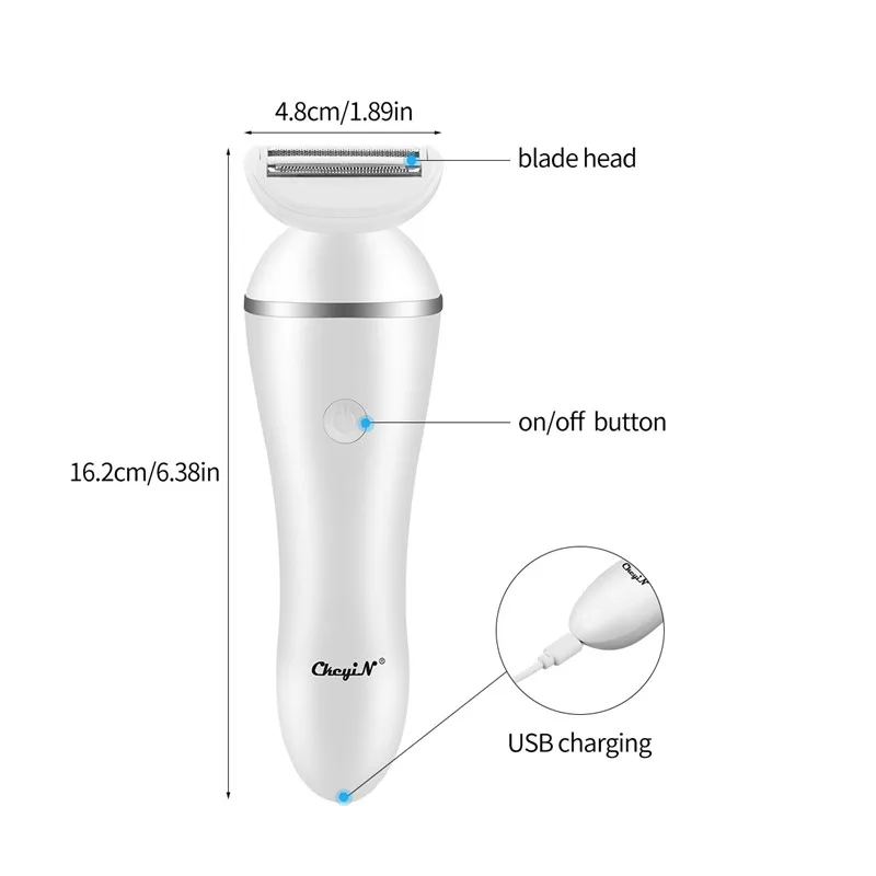 

Quick Charge Female Shaver Lady Leg Arm Hair Shaving Razor Instant Painless Hair Remover Professional Epilator Wet Dry Dual Use