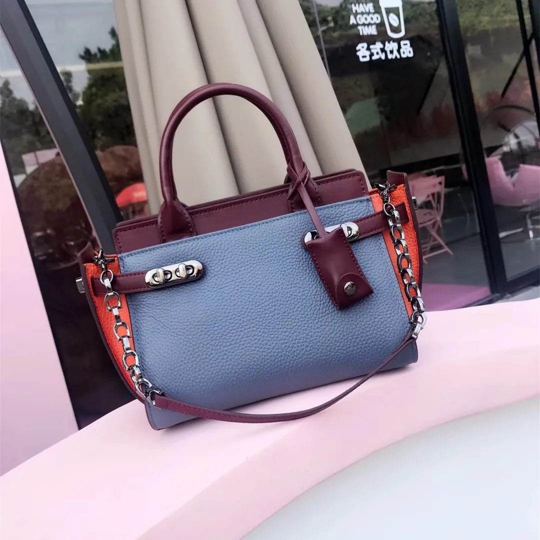 

High Quality Genuine Leather Women Shoulder Bags Designer Tote Bags Fashion Handbags Sac A Main Femme Sac A Main