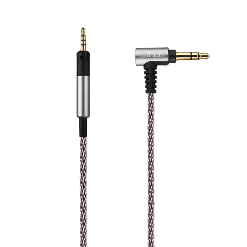 Newest For Sennheiser /MOMENTUM /Urbanite HD400s HD458/450BT HD598 HD558 HD598se Single crystal copper silver-plated cable