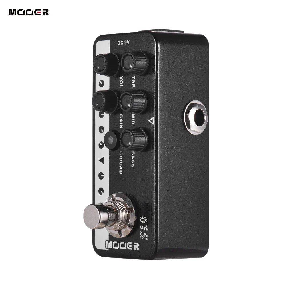 

Mooer MICRO PREAMP Series 015 BROWN SOUND 90's Style Digital Preamp Preamplifier Guitar Pedal Dual Channel 3Band EQ True Bypass