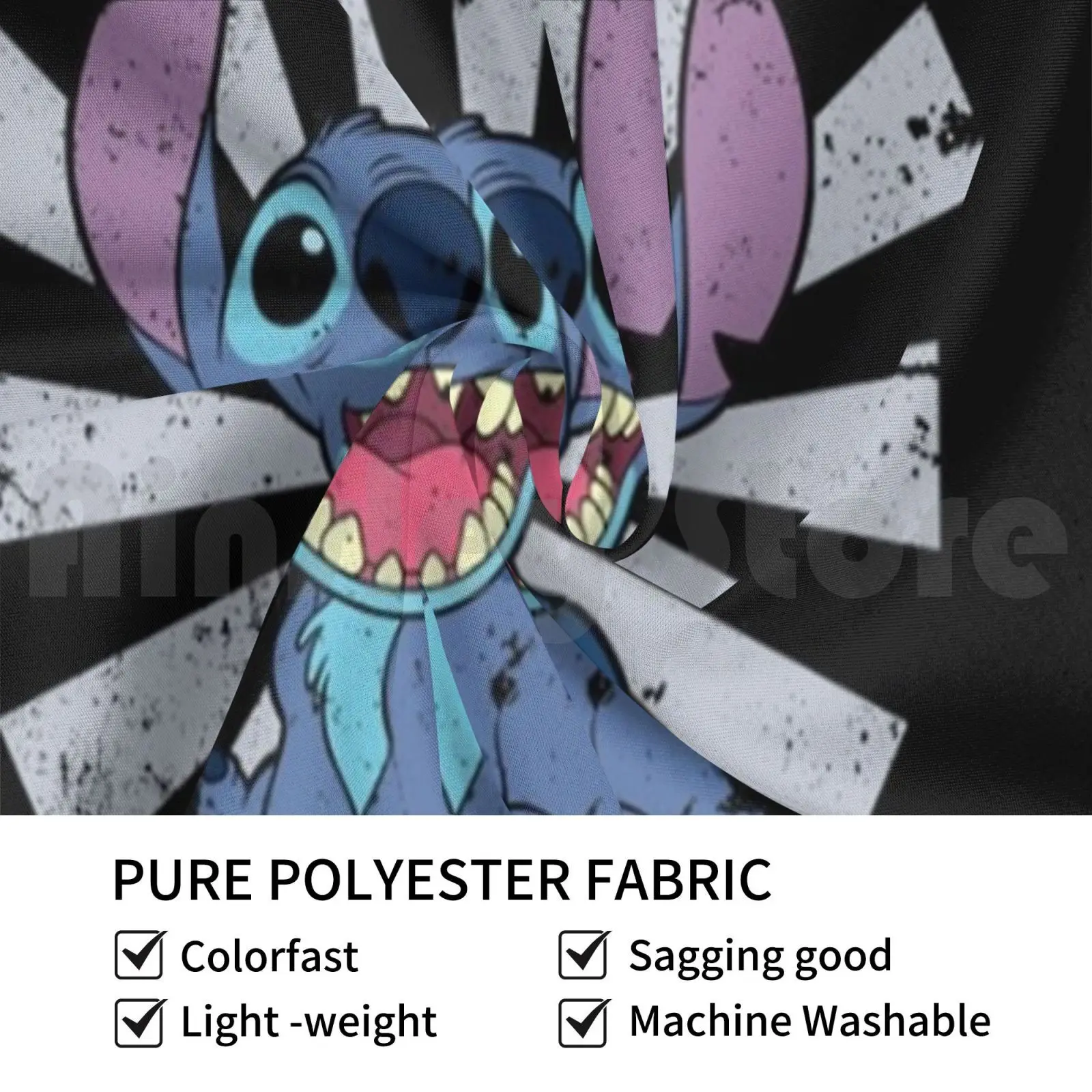 Lilo & Stich Ретро японский гобелен гостиная спальня Waltt пляж Япония эксперимент 626