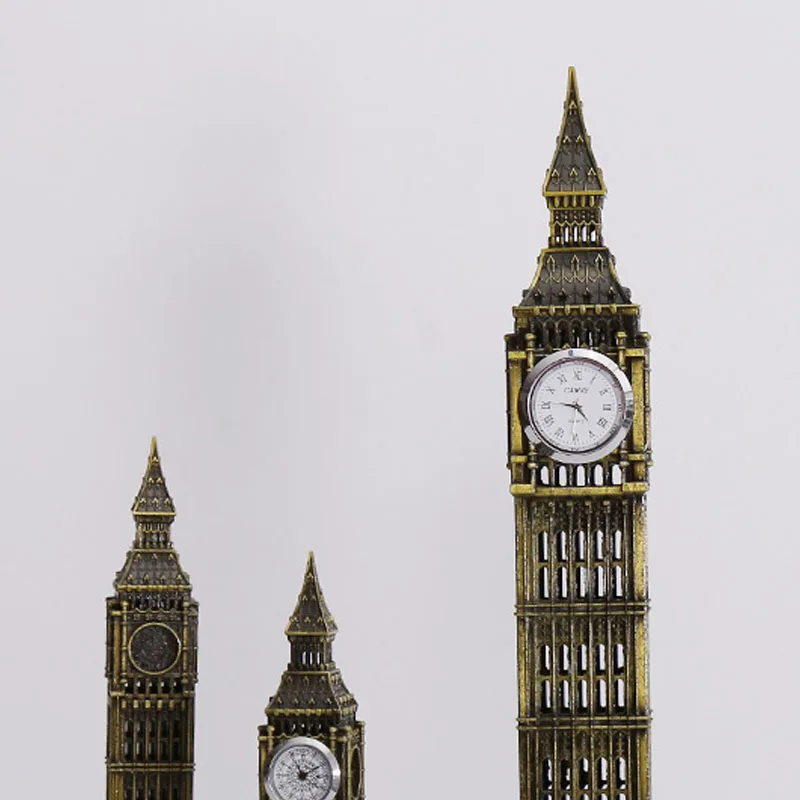 Лондон Биг Бен креативный Ретро орнамент модель украшение для дома и офиса