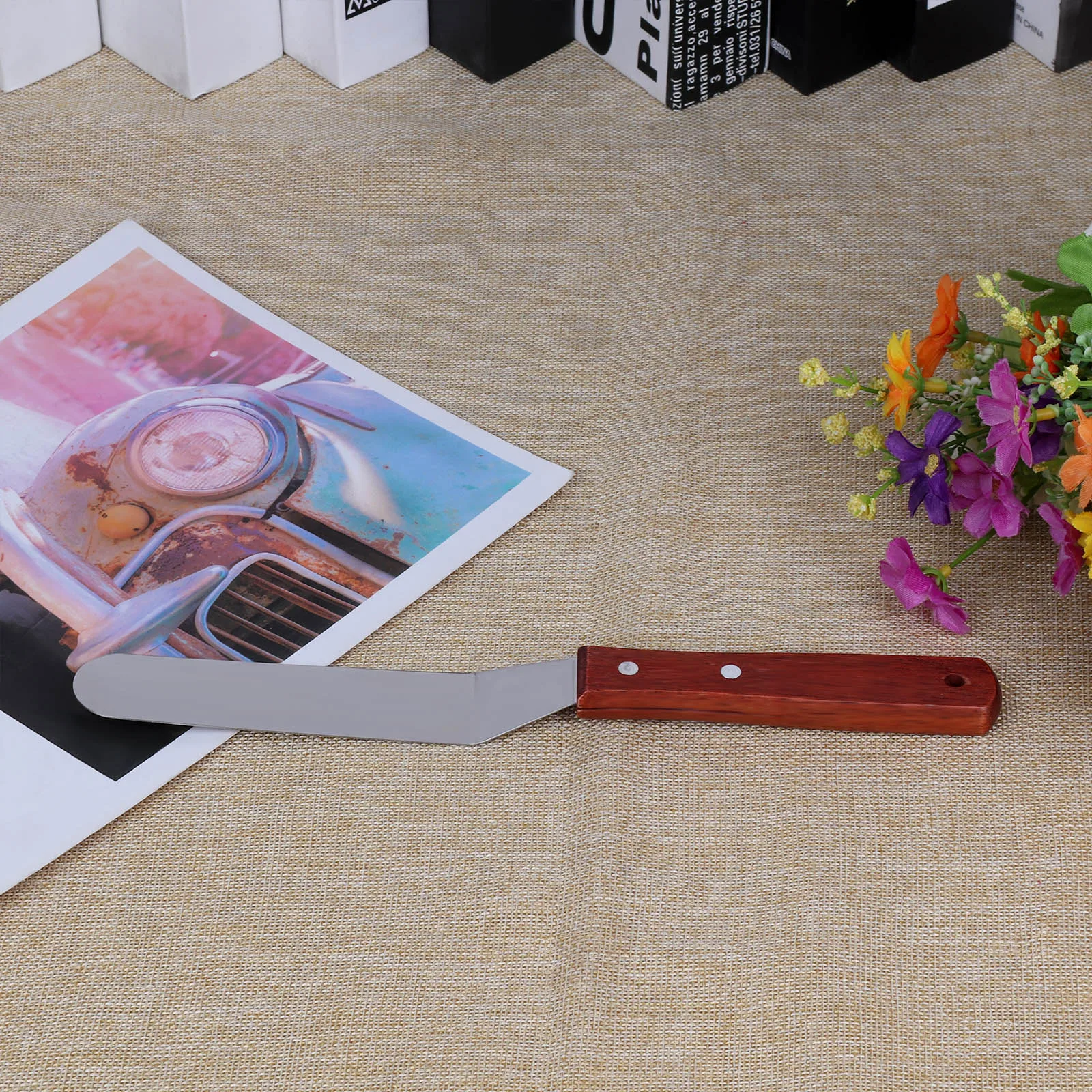 Нержавеющая сталь масло кондитерский гладкий нож для кремового торта шпатель