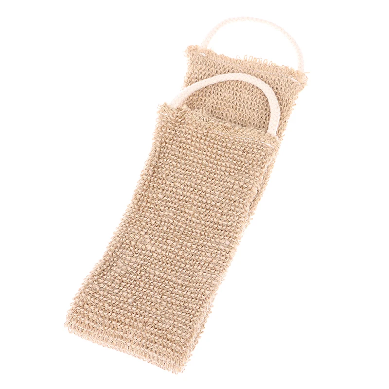 

1pc Body Exfoliating Belt Shower Scrubber Unisex Ramie Jute Bath Towel Shower Towel Body Cleaning Bath Shower Strap