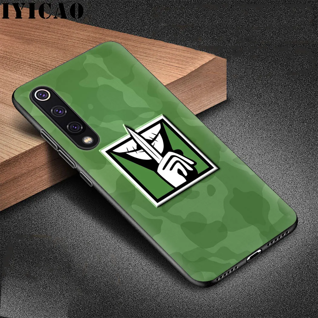 Радуга шесть осада логотип мягкий Чехол для телефона чехол Xiaomi Mi на возраст 6 8 9 SE