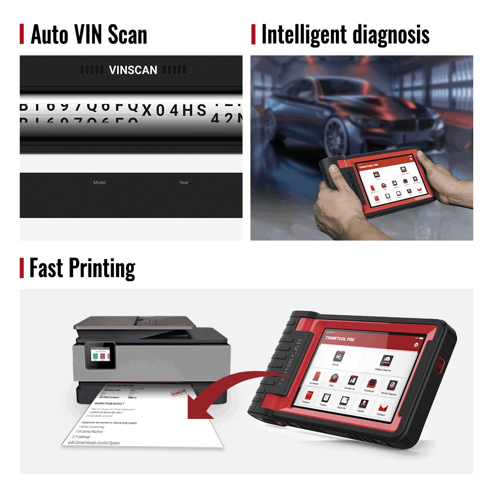 Сканер THINKCAR Thinktool PD8 Новый профессиональный диагностический инструмент для