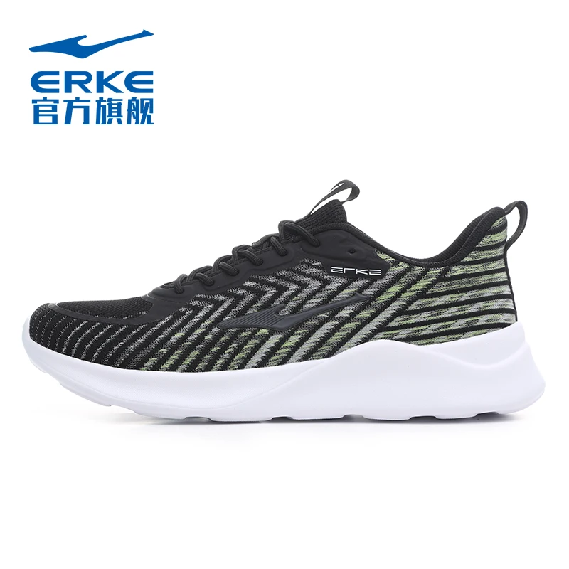 

Erke men's running shoes 2021 spring new anti slip wear resistant sports shoes men's fashion mesh men's running shoes