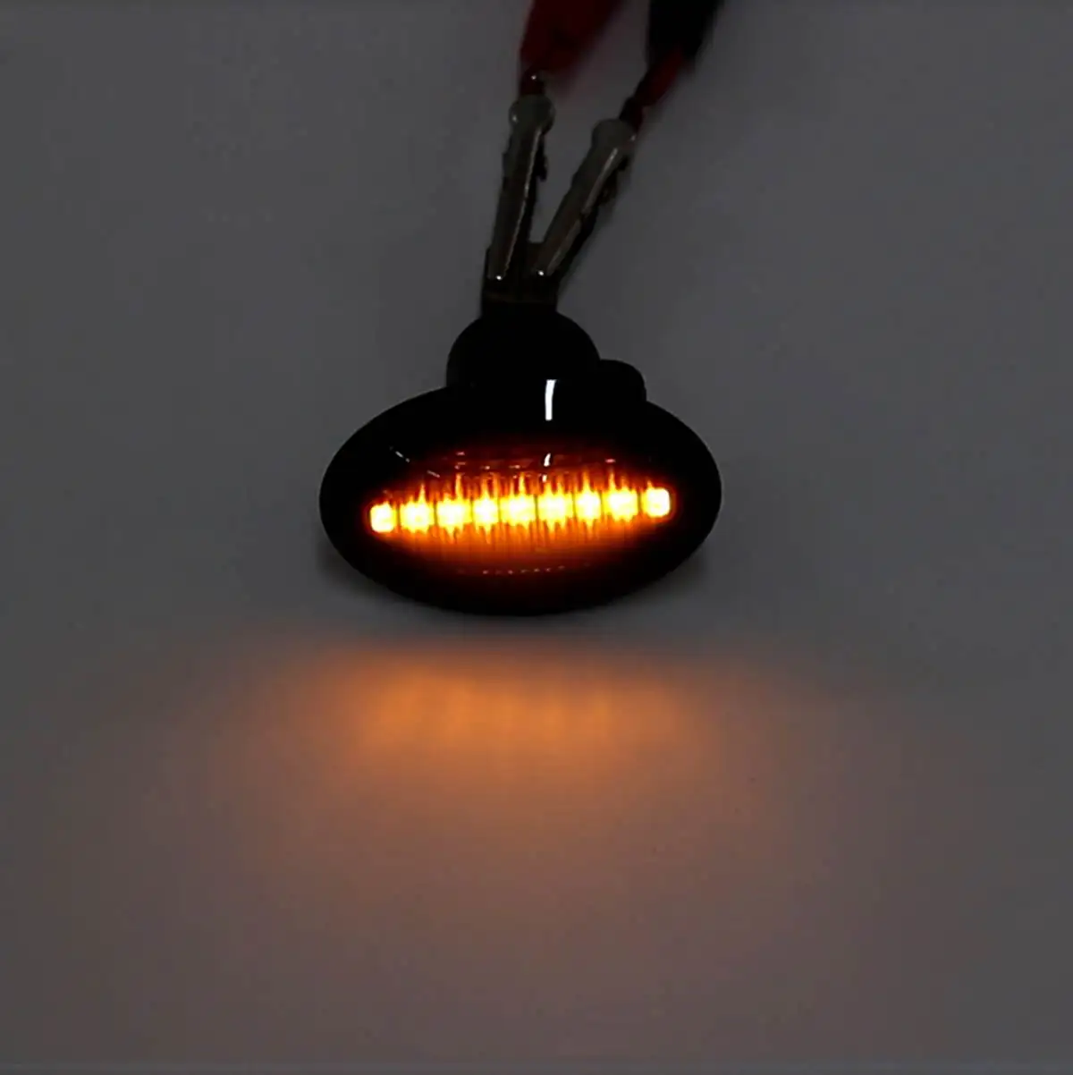 2x динамический светодиодные боковые габаритные фонари течет поворотов мигалка