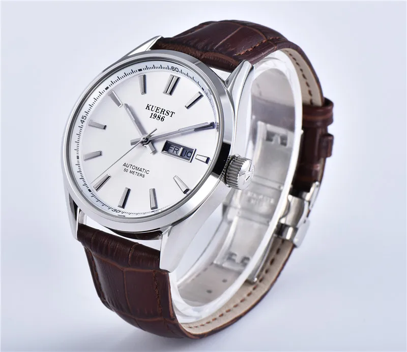 

Новинка 2021, механические модные мужские часы с кварцевым ремешком, водонепроницаемые спортивные часы с хронографом из нержавеющей стали