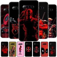 marvel super hero deadpool phone case for xiaomi redmi black shark 4 pro 2 3 3s cases helo black cover silicone back prett mini