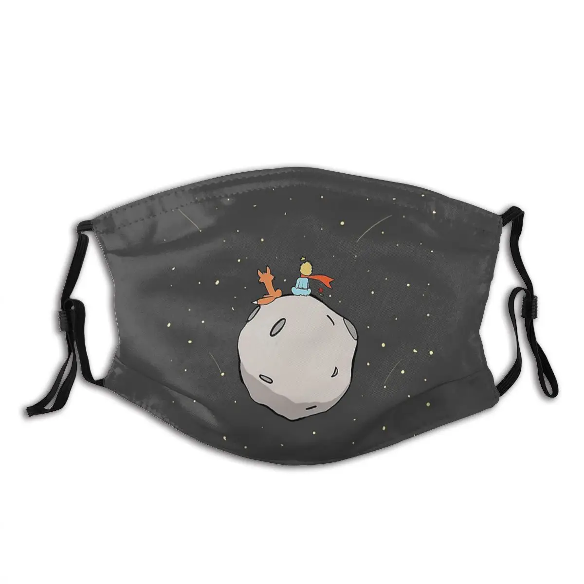 

Стирающаяся модная маска для лица Little Prince с фильтром, Пыленепроницаемая зимняя защитная маска