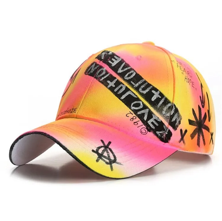Женская хлопковая бейсболка с цветочным принтом в стиле хип хоп|Мужские