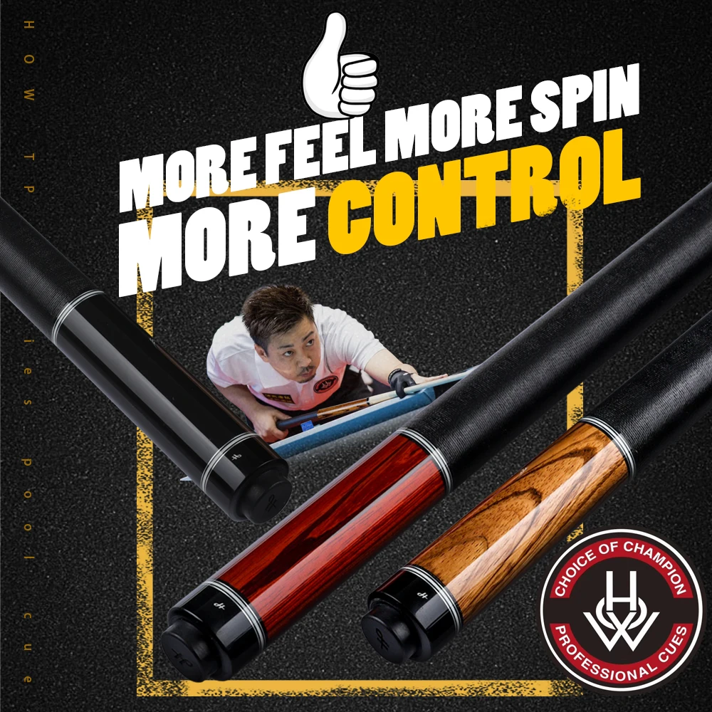 

HOW CUES Billiard Cue Irish Linen Grip Rare Solid 12.8mm M4 Pro Shaft Pool Cue Stick Handmade Billard Cue Stick Kit Athlete