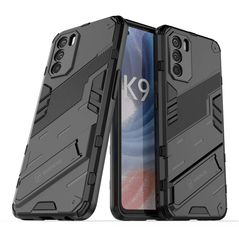 for oppo k9 pro case for oppo k9 pro cover hard kickstand shockproof back phone bumper for oppo a93 a94 a95 a74 k9 pro fundas free global shipping