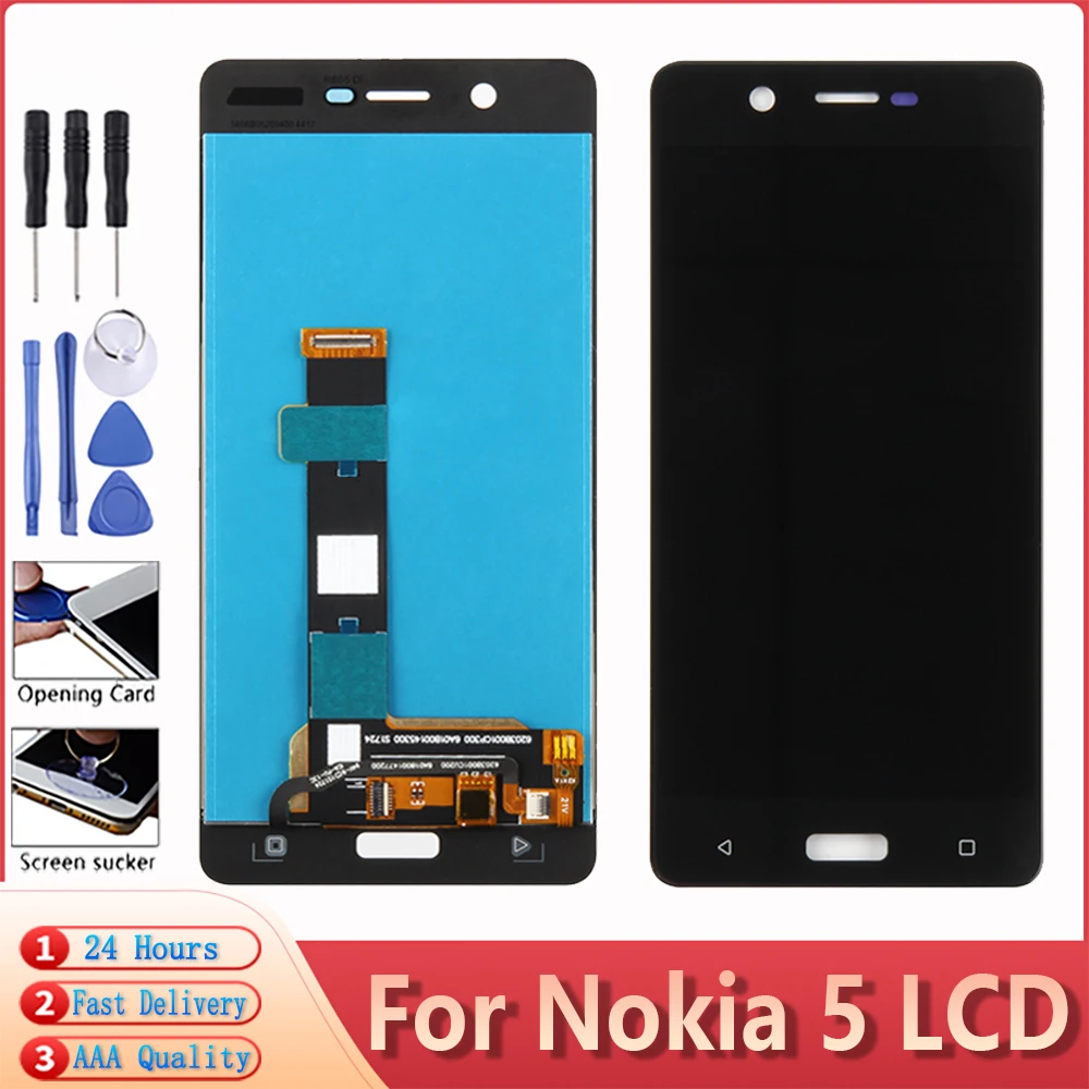 ЖК дисплей для Nokia 5 N5 TA 1008 1030 1053 качество AAA сенсорный экран дигитайзер в сборе