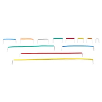 560pcs 2 5 7 10 12 15 17 mm 14 lengths breadboard lines circuit jumpers wires u shape cable wire kit for pcb bread board arduino